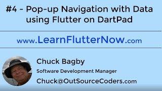 04 Pop-Up Navigation With Data Using Flutter