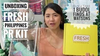 Unboxing Fresh Philippines PR KIT| Wow summer FRESH ready with Jeju Aloe Ice and Fresh Hairlab