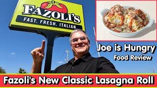 Fazoli's New Classic Lasagna Roll Review * Joe is Hungry * 