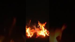 The Beauty of Fire at Night, Try Listening and Absorbing It