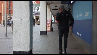 (Reupload, privacy issue) Quiet Sunday then Threatened & Insulted by FAKE Homeless Beggar #blackpool