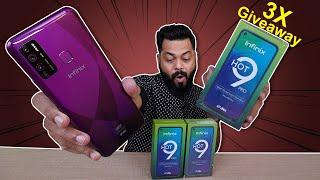 Infinix Hot 9 Pro & Hot 9 Unboxing And First ImpressionsHole Punch, 48MP Camera (3x GIVEAWAY)