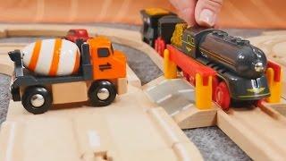 Spielzeug aus Holz - Züge und Fahrzeuge - Die Bahnschranke - Brio toys