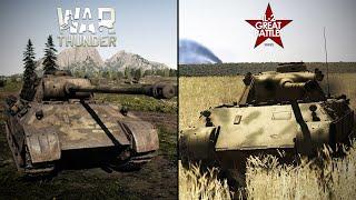 Panther Tank Comparison - War Thunder vs IL-2 Sturmovik: Tank Crew