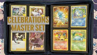 Pokemon Celebrations Complete Master Set - 120 Cards - Charizard, Blastoise, Venusaur, Shiny Mew!