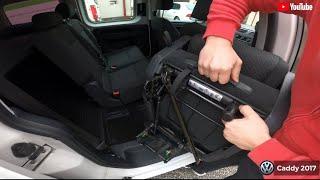 Volkswagen Caddy Rear Seats Removal // caddy 2017 MK4