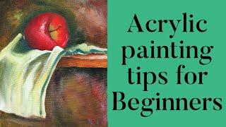 Acrylic painting tips for beginners in Hindi | How to mix colour