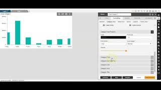 How to format a Category axis in a chart in AIV