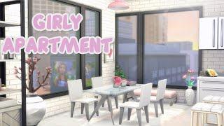 MODERN GIRLY APARTMENT SIMS 4 |NO CC| Sims 4 Stop Motion Build