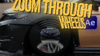 Zoom Through Multiple Wheels Effect in After Effects