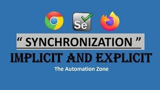 Synchronization | Implicit Wait | Explicit Wait | Selenium 4