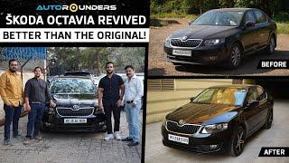 Škoda Octavia restored and repainted using Glasurit material | Imported Alloy Wheels