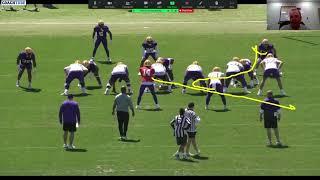 LSU OC Mike Denbrock - Skip RPO vs 3 Down Fronts