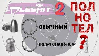 Леший 2. Полигональный ствол. Стоит ли овчинка? Отстрел JSB Slug 3.25.  Отстрел на 50 метров на кучу