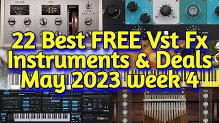 22 Best New FREE VST Plugins, Vst Instruments, Sample Packs & Best Plugin Deals - May 2023 Week 4