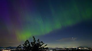 Aurora Borealis Over Edinburgh, Scotland, May 10th 2024