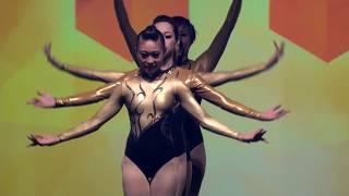 Aerial Duo cube performance