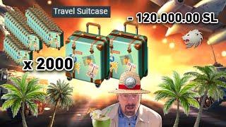 I Opened + 2000 TRAVEL SUITCASE