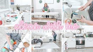 CLEAN WITH ME // RELAXING AFTER DARK CLEANING // EVENING ROUTINE FOR A BIG FAMILY // ON CLOUD CLYNE