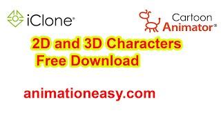 Download iclone 8 Model Free | Animation Easy | iclone 7 Model | Cartoon Animator Free Download