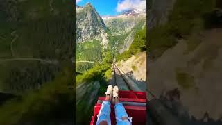 Sliding down the mountains in Swiss  #swiss #swissbeauty #swissmade #switzerland #switzerland