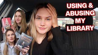 My local librarians hate me | Reading Vlog