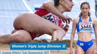 Women's Triple Jump, Division 3