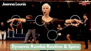 Joanna Leunis - Rumba latin Dance Lesson - Spins | Mabo Dance Camp