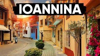 Walking Through the Streets of Ioannina in Epirus, Greece