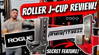 PART 2: "NEW" Rogue Fitness Ghost Roller J-cups Garage Gym REVIEW!  Compared to Irwin Fitness Roller