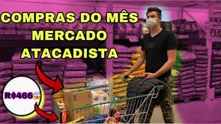 COMPRAS DO MÊS MERCADO ATACADISTA | QUANTO GASTAMOS | Daniele fogassa