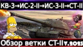 Обзор ветки СТ-II после АПа От КВ-3 к топу️ Почти вся ветка крутая.