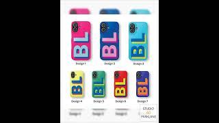 Personalized Custom Initial Monogram Phone Case For iPhone 16 15 14 13 12 Pro Max, Galaxy S25 S24...