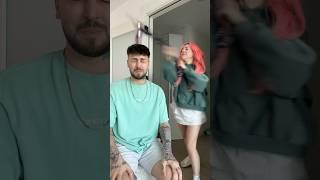 az kalsın kafası uçuyordu | #shorts #funny #couple