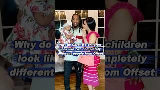 Why do Cardi B’s children look like two completely different people from Offset?#fyp#foryou