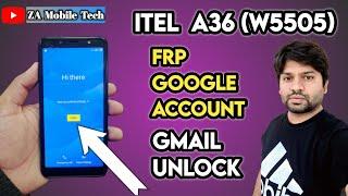 Itel A36 (W5505) Frp Bypass | Itel W5505 Google Account Unlock | Za Mobile Tech