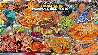 12 Hour Eating ONLY "Dagupan Street Food" in PANGASINAN!