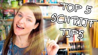  Top 5 favoriete SCHRIJFTIPS | Robin Rozendal