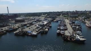 New Bedford State Pier MA, DJI Phantom 3 Advanced