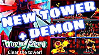 WORLD 5 IS HERE! *NEW* Tower + Demon Class in World Zero ROBLOX