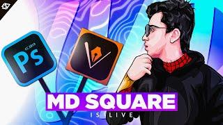 How edit vector on android ,  LEARN EDITING WITH MD SQUARE [ LIVE ] E-1