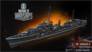 COSSACK - ПРЕМИУМНЫЙ ЭСМИНЕЦ VIII УРОВНЯ | WORLD OF WARSHIPS