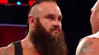 Braun Strowman  attacks Brauk Lesnar