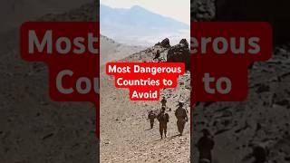 Top 3 Most Dangerous Countries to Avoid! #facts #top3 #shorts #dangerous