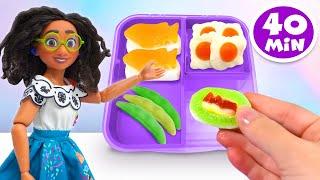  Disney Encanto's Mirabel And Isabela Pack Turning Red Mei School Lunch  | Fun Videos For Kids