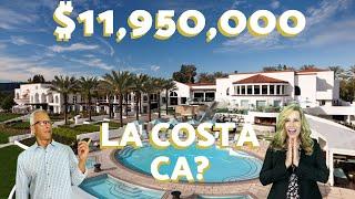 Luxury House for $11,950,000 La Costa I Living in Encinitas I San Diego, California Suburb