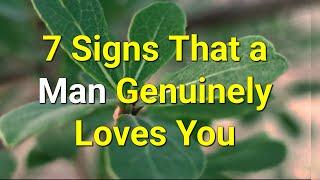 7 Signs That a Man Genuinely Loves You...|Psychology Amazing Facts