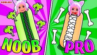 Я СТАЛА ХОТ ДОГОМ ! САМЫЙ ГИГАНТСКИЙ СТРАННЫЙ ХОТ ДОГ В РОБЛОКС ! Hotdog Eating Simulator