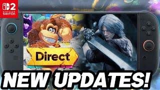 HUGE Donkey Kong Bananza Switch 2 Direct & GREAT News Updates!