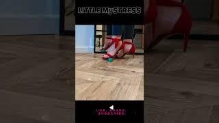 Red heels crush slime ASMR Simple Ways to Relieve Stress Crush soft things #dirtyheels